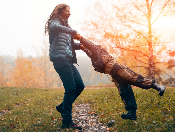 istock Mother and child in the park 850786240