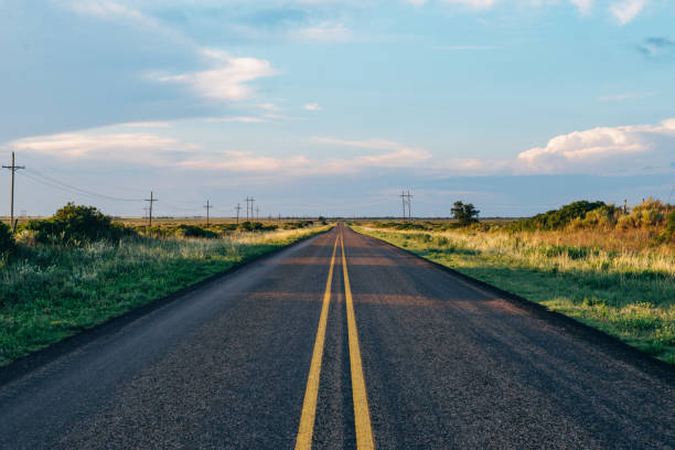 Backroad in Texas Above the Ogallala Aquifer