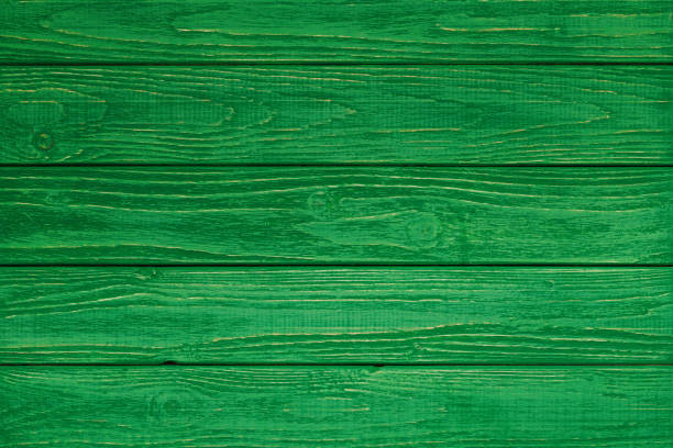 Green wood plank texture and background. Green wood texture and background. Painted wooden surface. Timber planks green painted wood texture stock pictures, royalty-free photos & images
