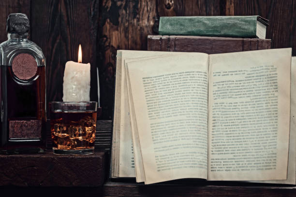 istock Candle burning on wooden shelf 850812488