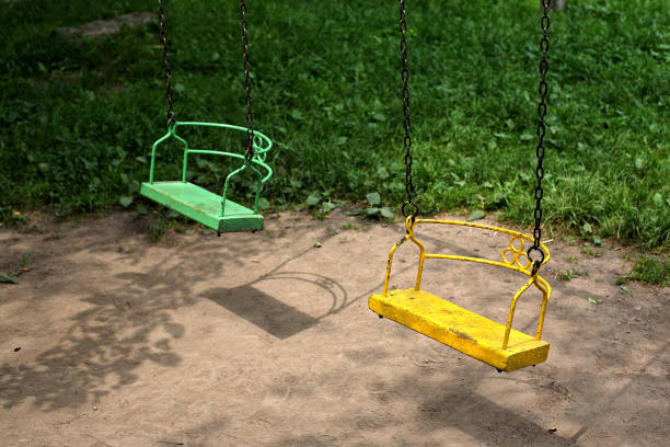 istock Yellow and green swing 850824650