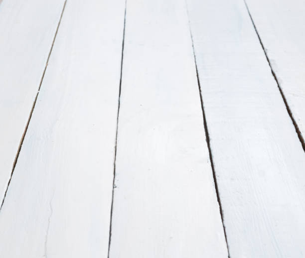istock Painted white wooden planks 850834142