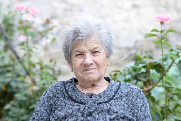 istock Smiling old woman 850837428