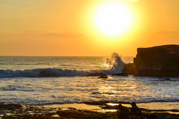 świątynia na bali - tanah lot close up bali indonesia zdjęcia i obrazy z banku zdjęć