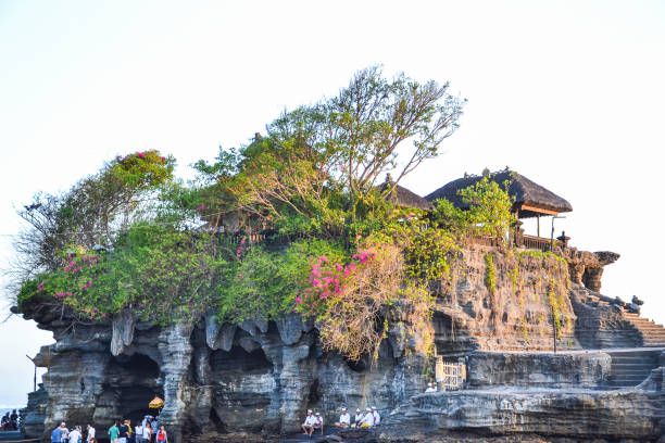 świątynia na bali - tanah lot close up bali indonesia zdjęcia i obrazy z banku zdjęć