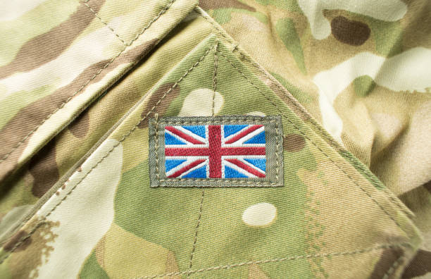 istock British Union Jack flag on army uniform 850851366