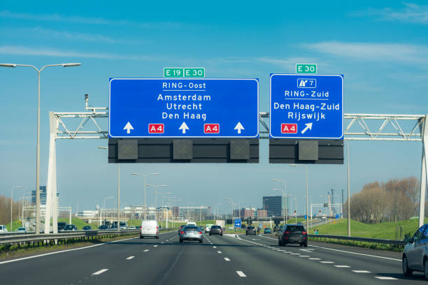 istock Dutch A4 highway from Rotterdam to Amsterdam 850863728