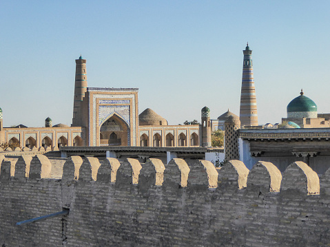 Panoramic view of Sultan Qaboos grand mosque, Muscat, Oman