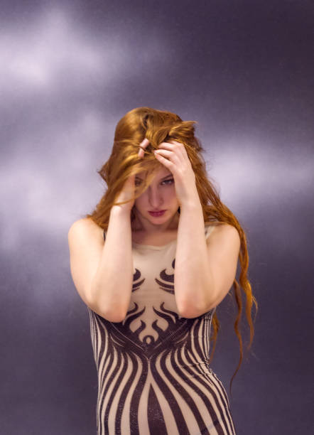 istock Young woman model posing at studio in istanbul turkey 850877322