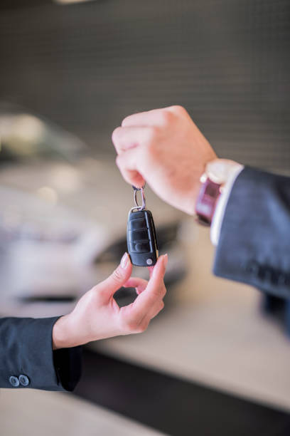 istock Buying her new car 850884074