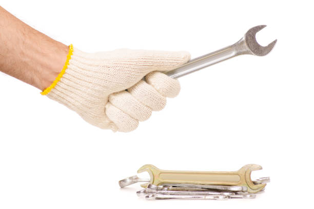 istock Male hands building construction keys 850916804