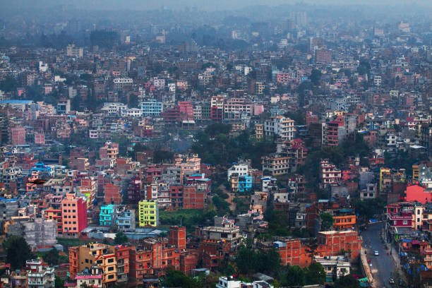 Kathmandu city Kathmandu city panorama patan durbar square stock pictures, royalty-free photos & images