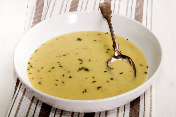 istock potato and leek soup with thyme 850927382