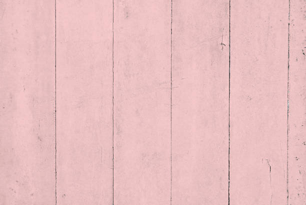 Pink wooden board background