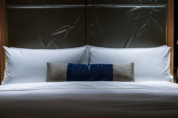 istock Elegant and comfortable bedroom interior 850951470