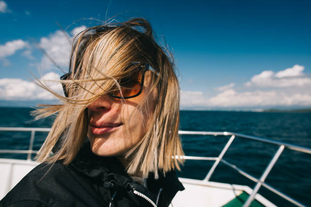 istock Woman on yacht 850953894