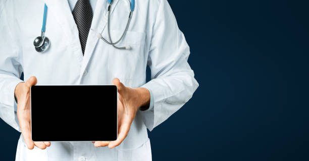 istock Doctor Holding Digital Tablet With Copy-Space Clipping Path For Screen. Modern Technology In Medicine Concept 850961404
