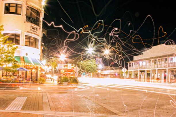 Abstract lights in downtown Kissimmee, FL