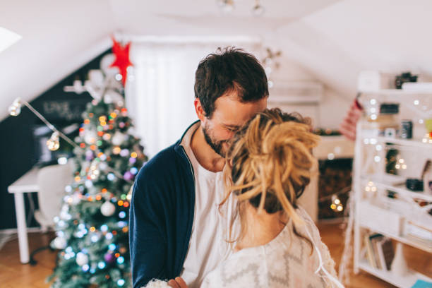 istock Christmas in pajamas 850973360