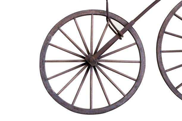 istock old wooden antique bicycle wheel 850983882