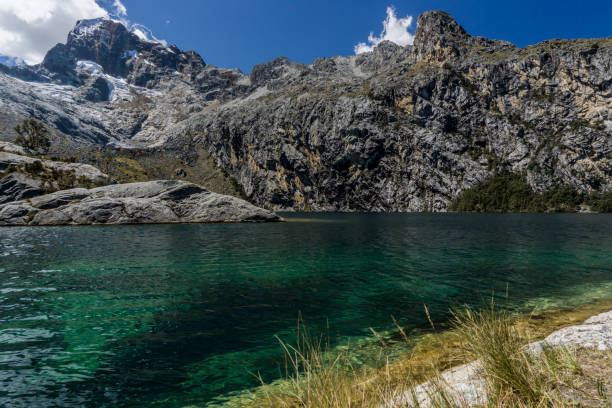 istock clear blue mountain lake in the Andes in Peru 850986524