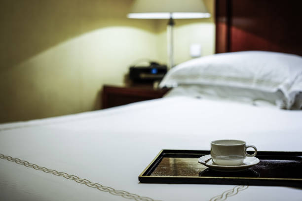 istock Elegant and comfortable bedroom interior 850987462