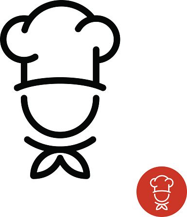 Ilustración de Chef En Un Cocina Símbolo De Esquema De Sombrero y más  Vectores Libres de Derechos de Gorro de chef - Gorro de chef, Ícono, Chef -  iStock