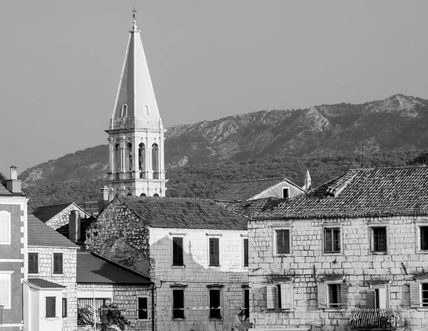 View of Stari Grad, a small town situated on the Croatian island of Hvar.