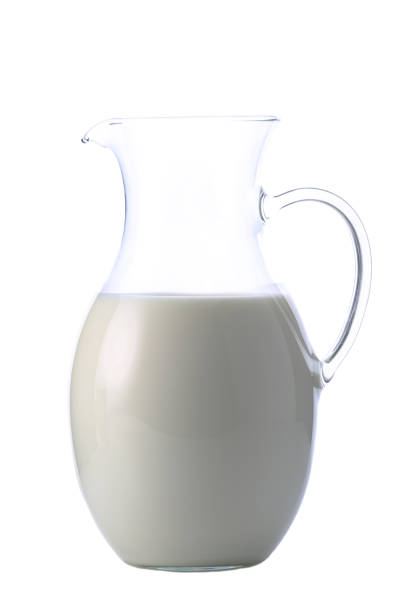 istock Jar with some milk isolated on white background 851007374