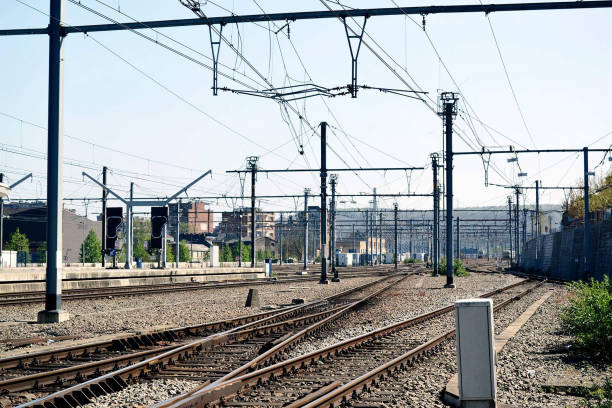 istock Tracks near train station 851011880