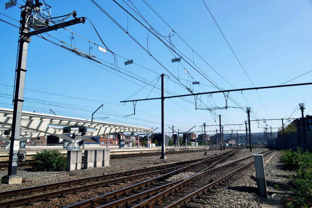 istock Tracks near a train station 851012066
