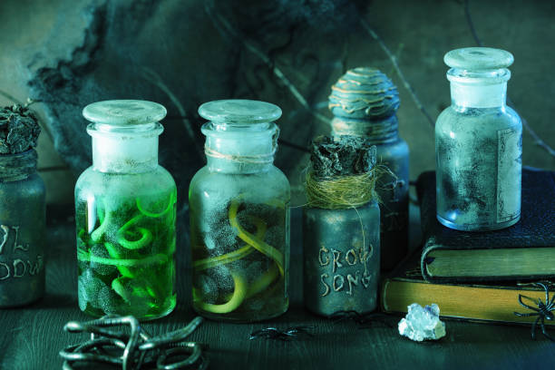 istock witch apothecary jars magic potions halloween decoration 851012386