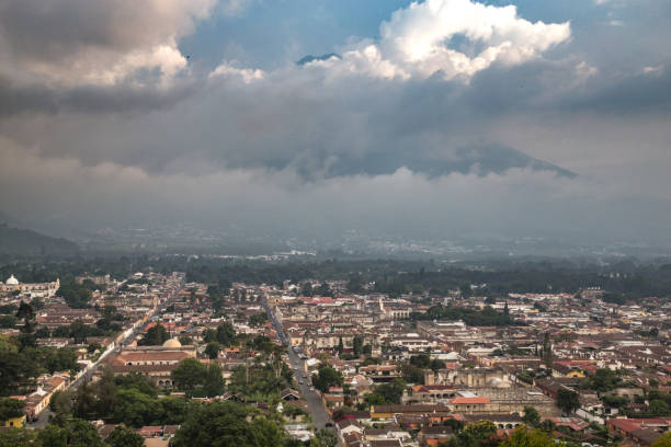 istock Antigua Guatemala viewed from viewpoint 851021002