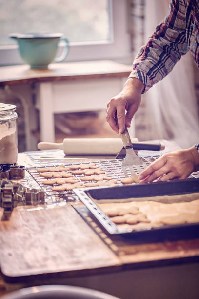 istock Preparing Gingerbread Cookies in Domestic Kitchen 851034554