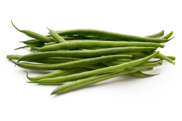 istock Green beans isolated on a white background. 851038482