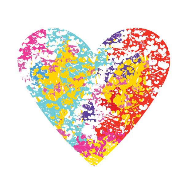 istock Isolated heart on white. Design for wedding card, Valentine card. 851094586