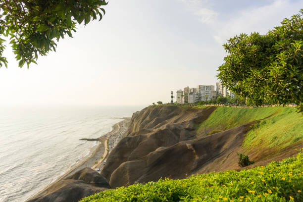 A Miraflores Town landscapes in Lima peru