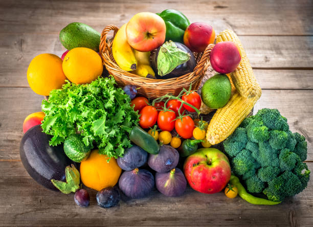 istock Fresh fruits and vegetables 851102996