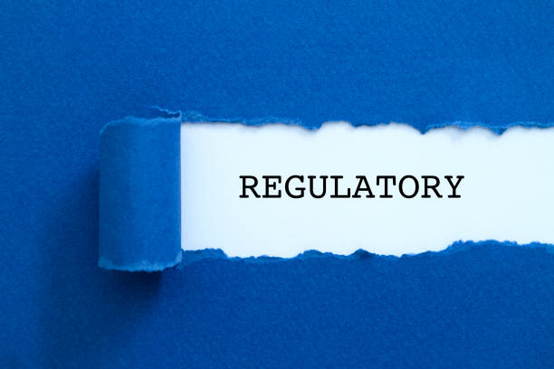 istock Regulatory word written under torn paper. 851103508