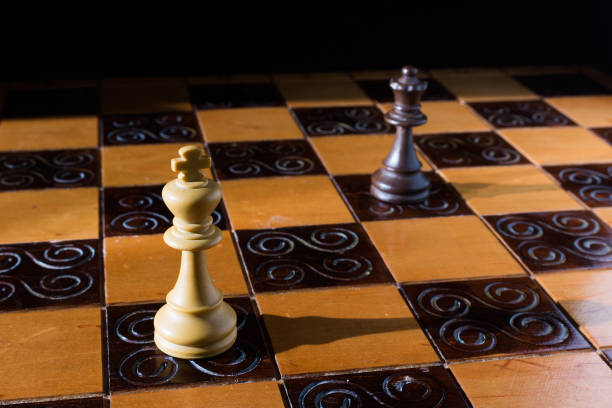 istock Chess photographed on a chessboard 851107924