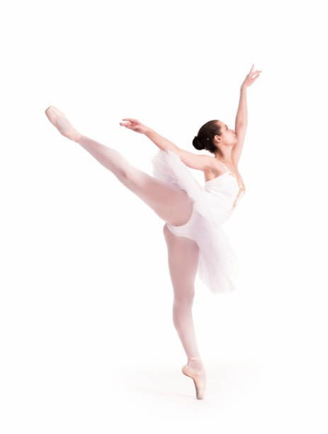 istock Ballerina in white tutu. 851141356