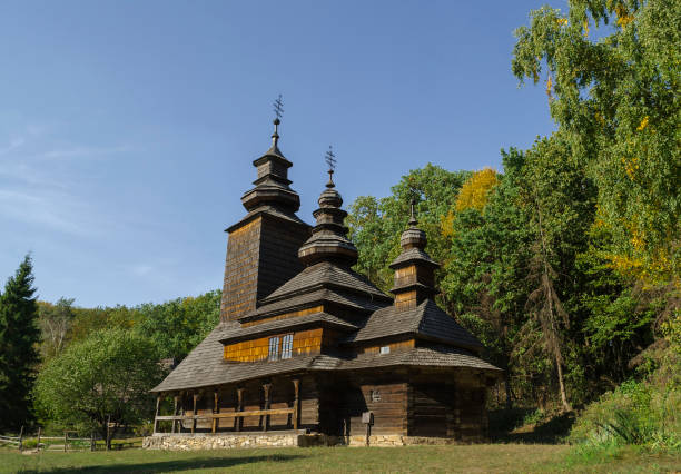 istock ancient wooden church 851173086