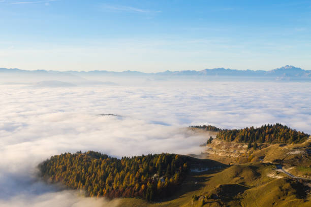 istock Carpet of clouds from mountain top 851197174