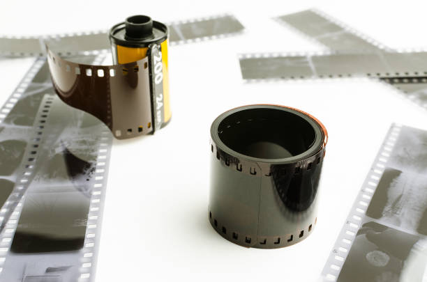 istock The roller 35 mm film, black and white negatives 851228798