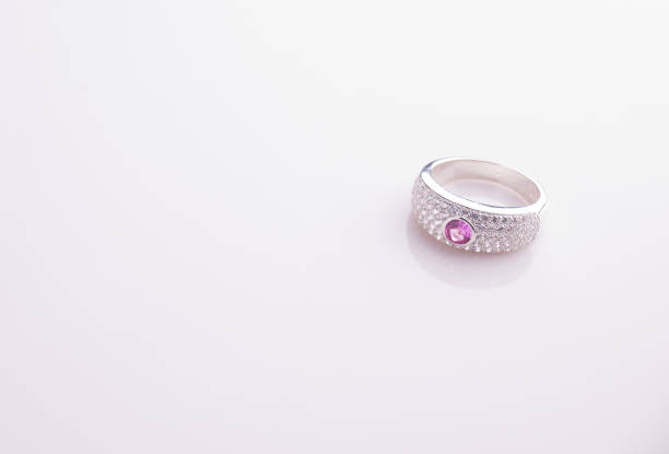 istock Diamond or Jewel ring on shine table 851229140