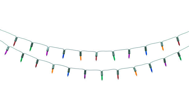 istock String of christmas lights isolated on white background With clipping path 851240704
