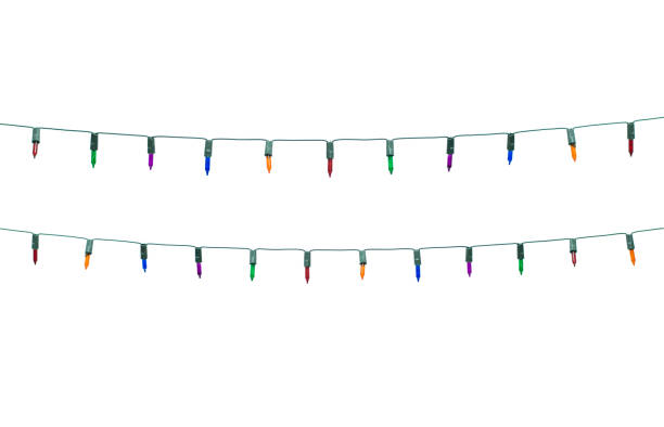 istock String of christmas lights isolated on white background With clipping path 851242762