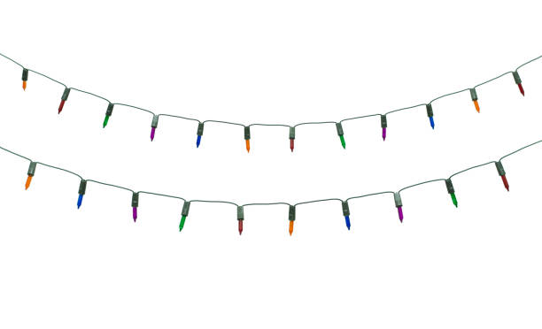 istock String of christmas lights isolated on white background With clipping path 851244796