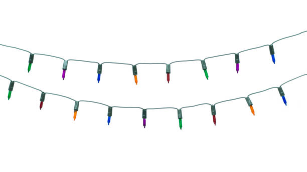 istock String of christmas lights isolated on white background With clipping path 851249018