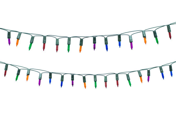 istock String of christmas lights isolated on white background With clipping path 851249112